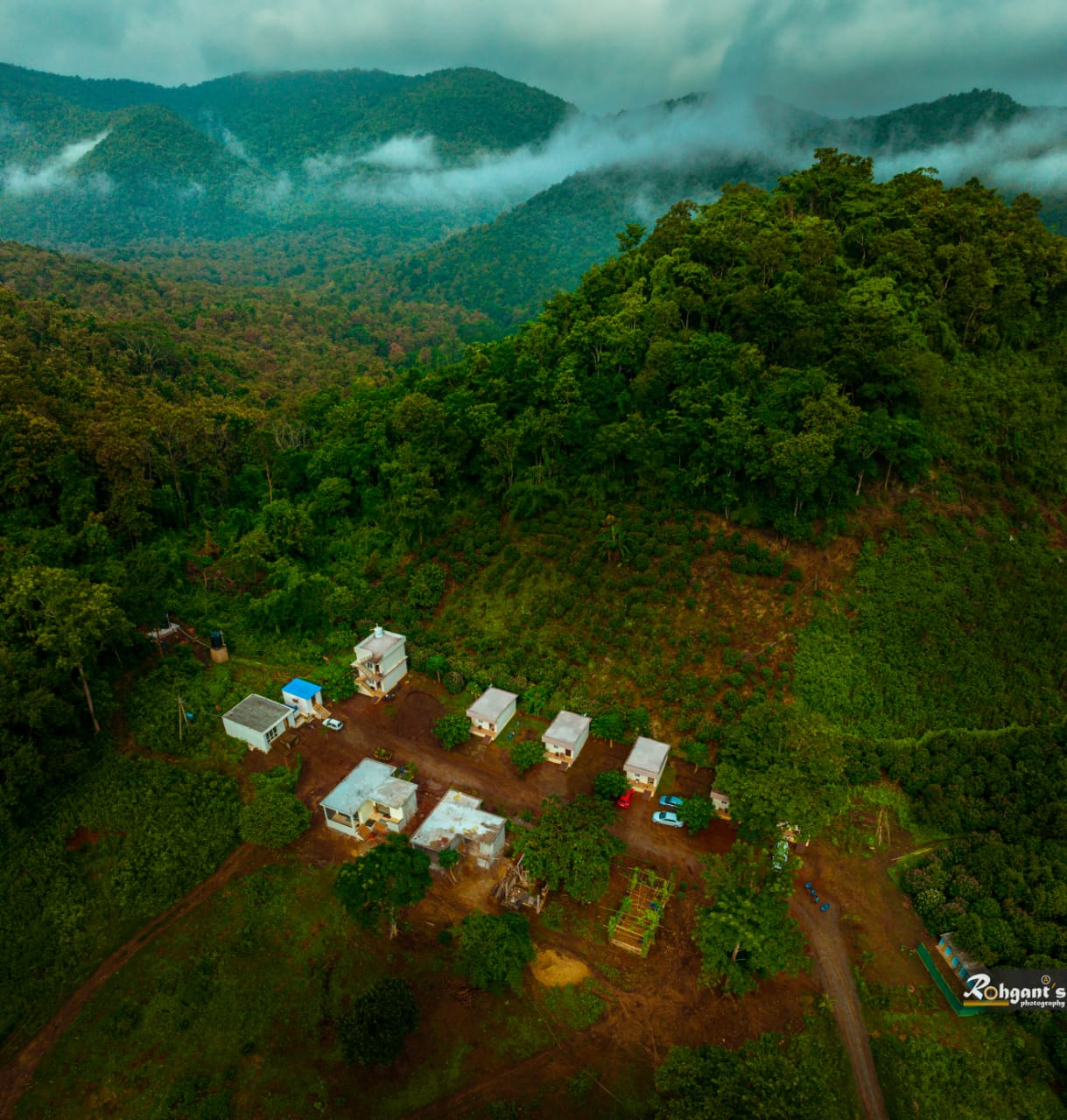 Seven Hills Resort Aerial View - Maredumilli